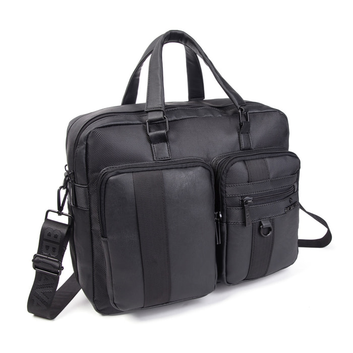 Borsa da lavoro uomo in poliestere - Modello False - Casual - 31.0 x 29.0 x 12.0 cm