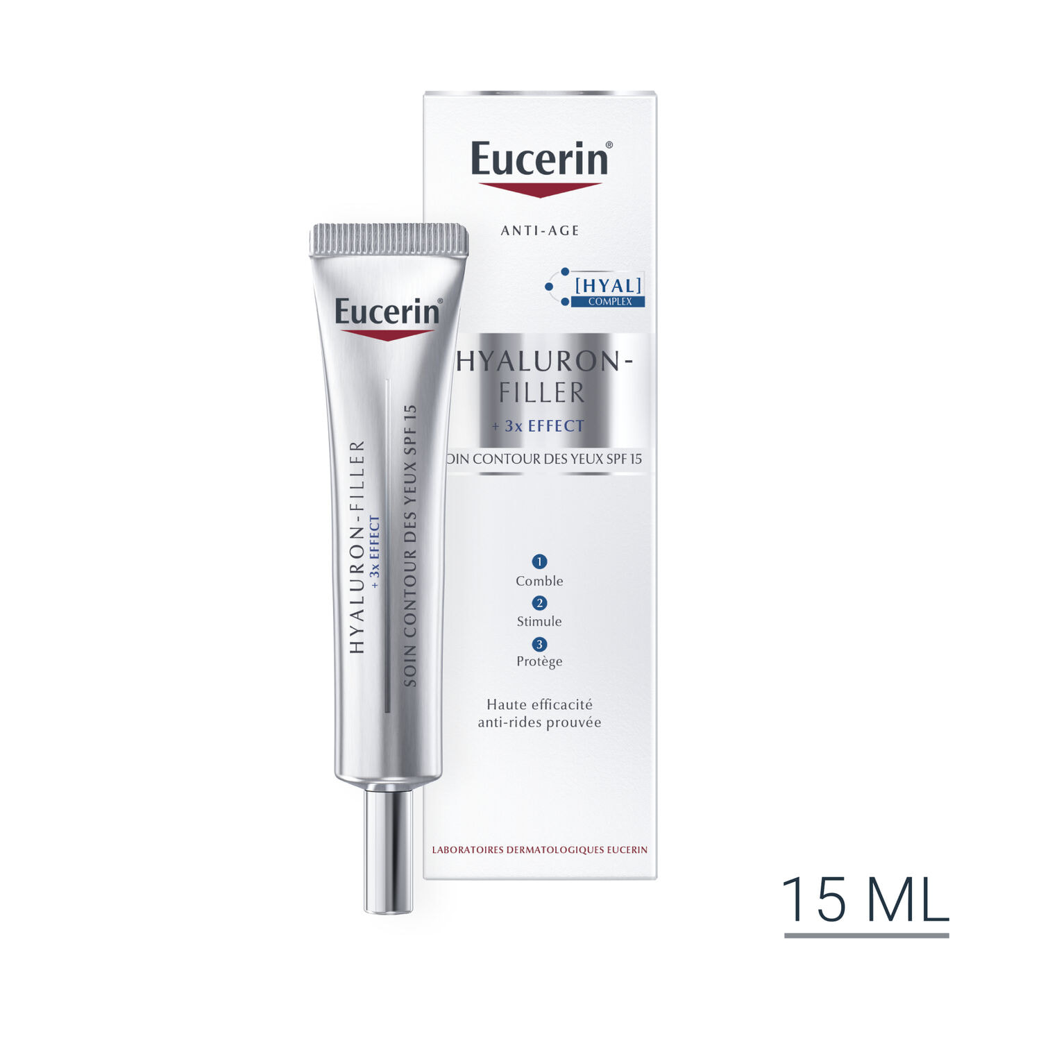 Hyaluron - Filler 3x Effect SPF15 - Contour des Yeux Anti-Age 15 ml