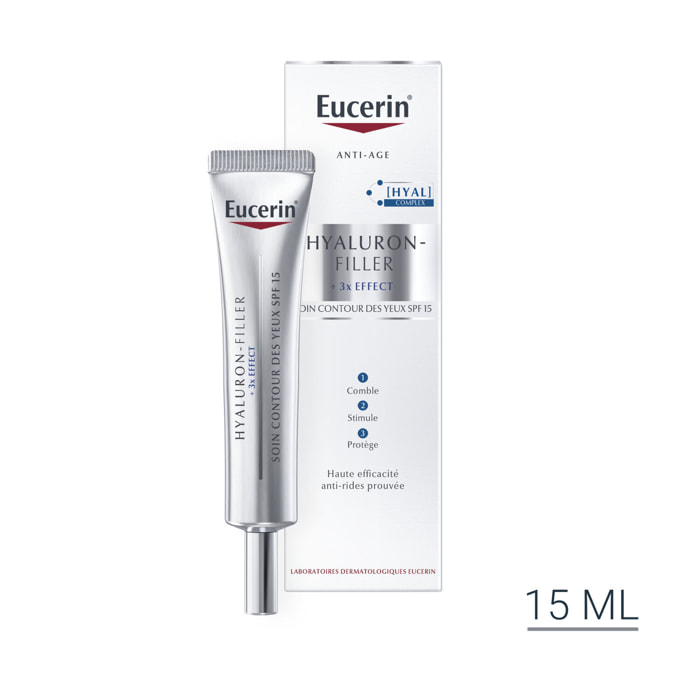Hyaluron - Filler 3x Effect SPF15 - Contour des Yeux Anti-Age 15 ml