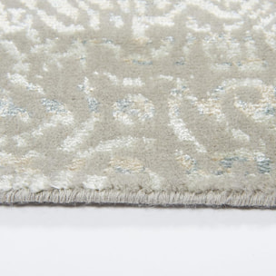 Tapis salon et chambre fait main en laine motif uni GOBI