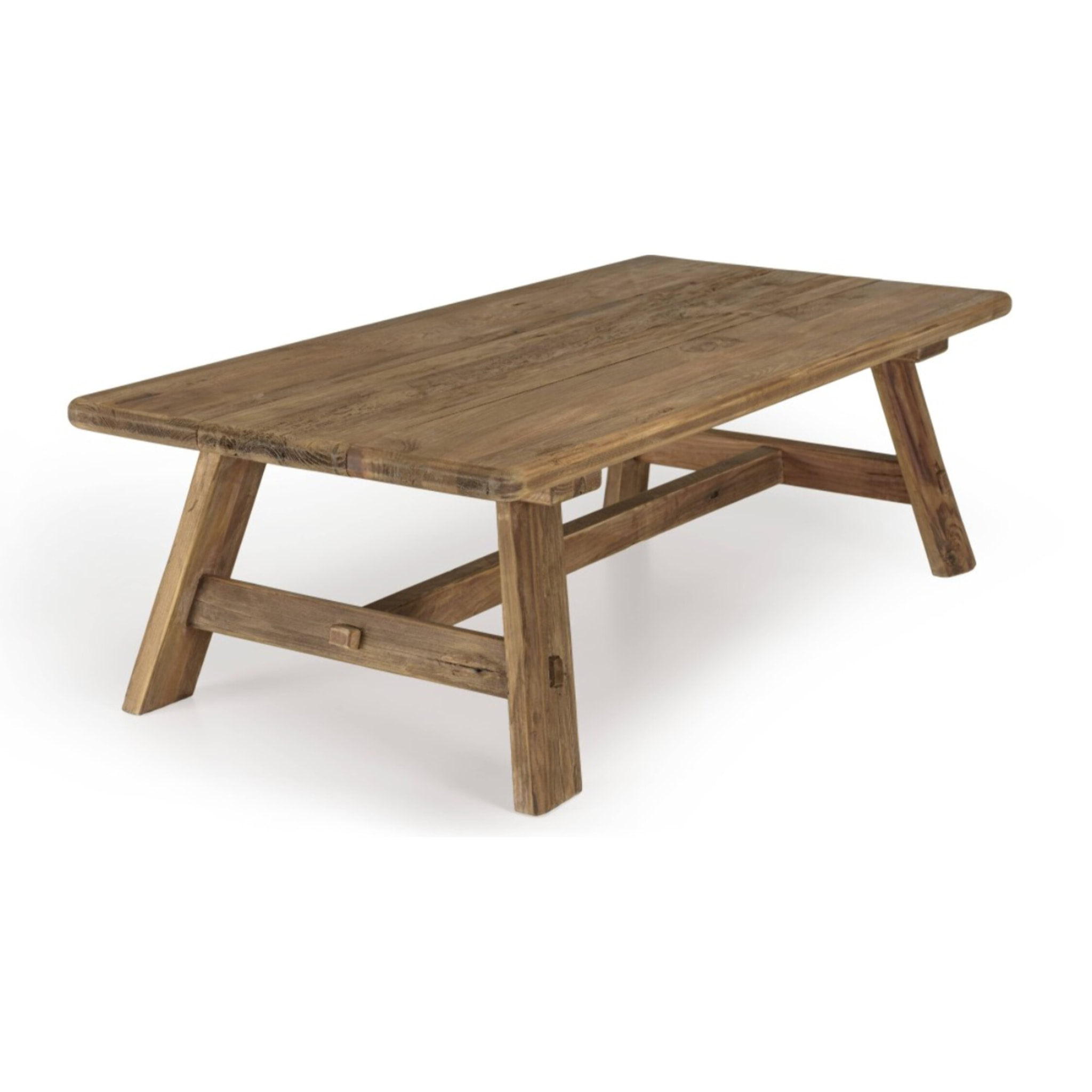 SANDY - Table basse rectangulaire 140x70cm bois Pin recyclé