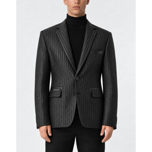 PHILIPP PLEIN Blazer de cuero
