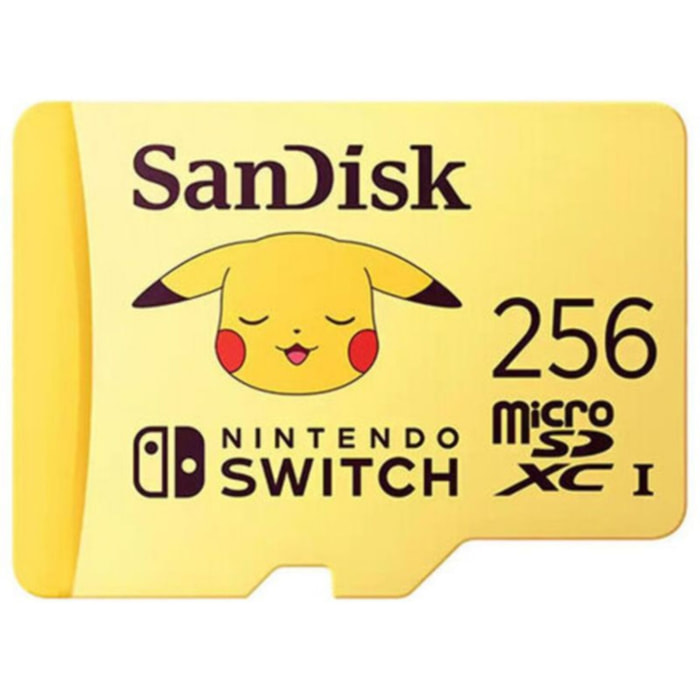 Carte Micro SD SANDISK MICRO SDXC 256GB PIKACHU SWITCH