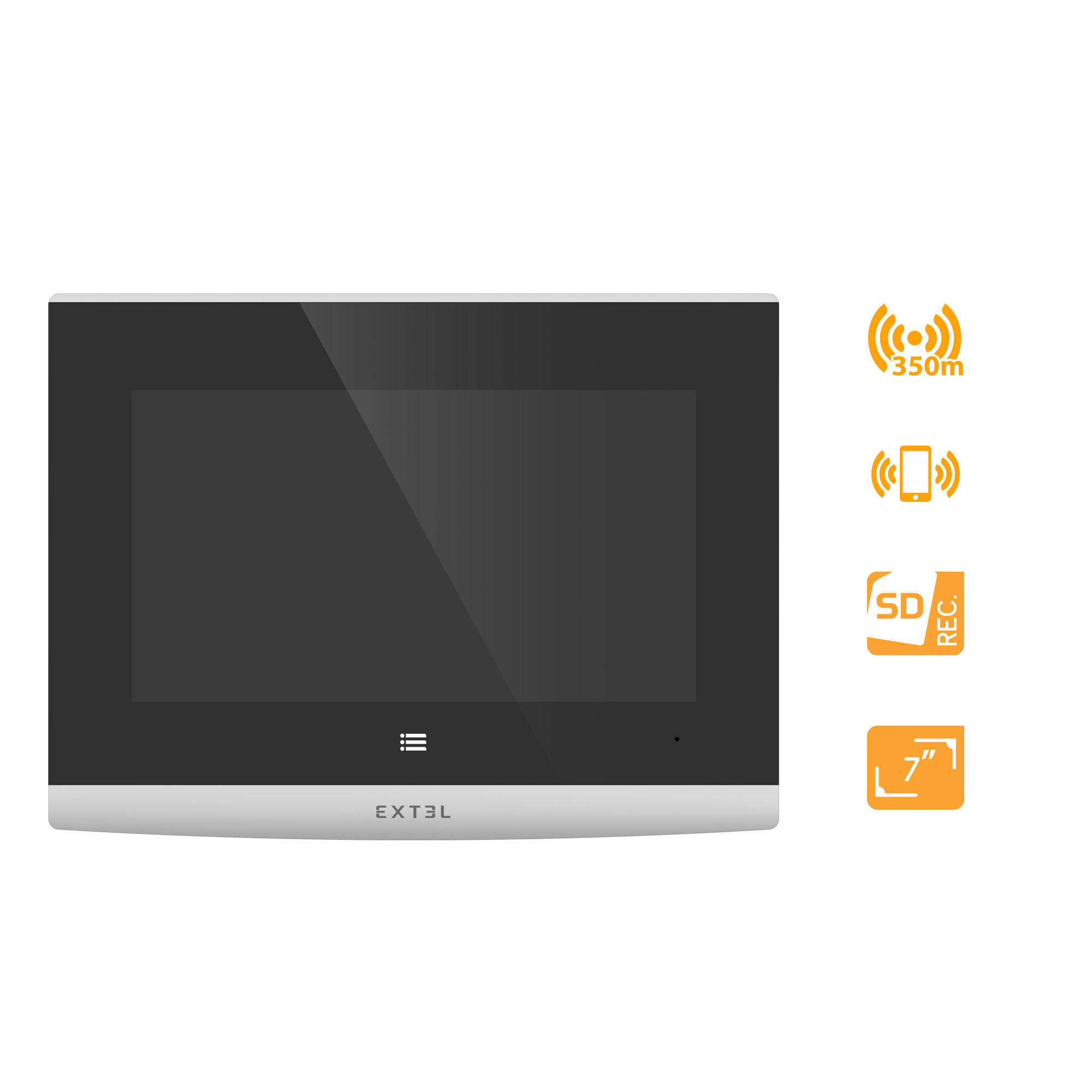 Kit Visiophone connecté et sans fil Wave 2 + 1 batterie supplémentaire - Extel