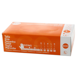Gants en vinyle sans poudre eco 100 pcs