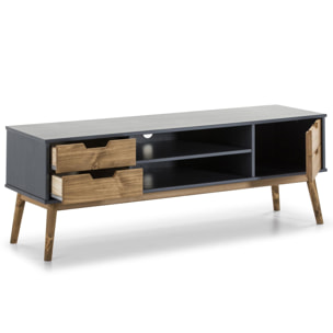 Mueble tv java 1p2c gris tibet/cera