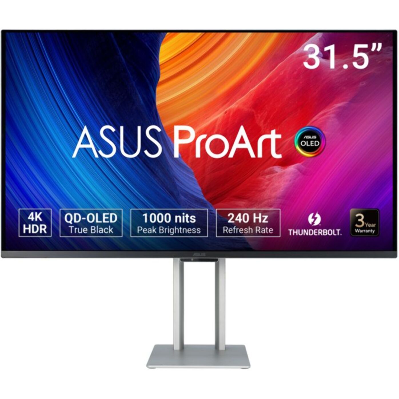 Ecran ASUS ProArt PA32UCDM 32" OLED 4K 240 Hz HDR HDMI 2.1 + USB-C 90W