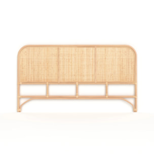 Tête de lit 160 cm en rotin naturel - Grace