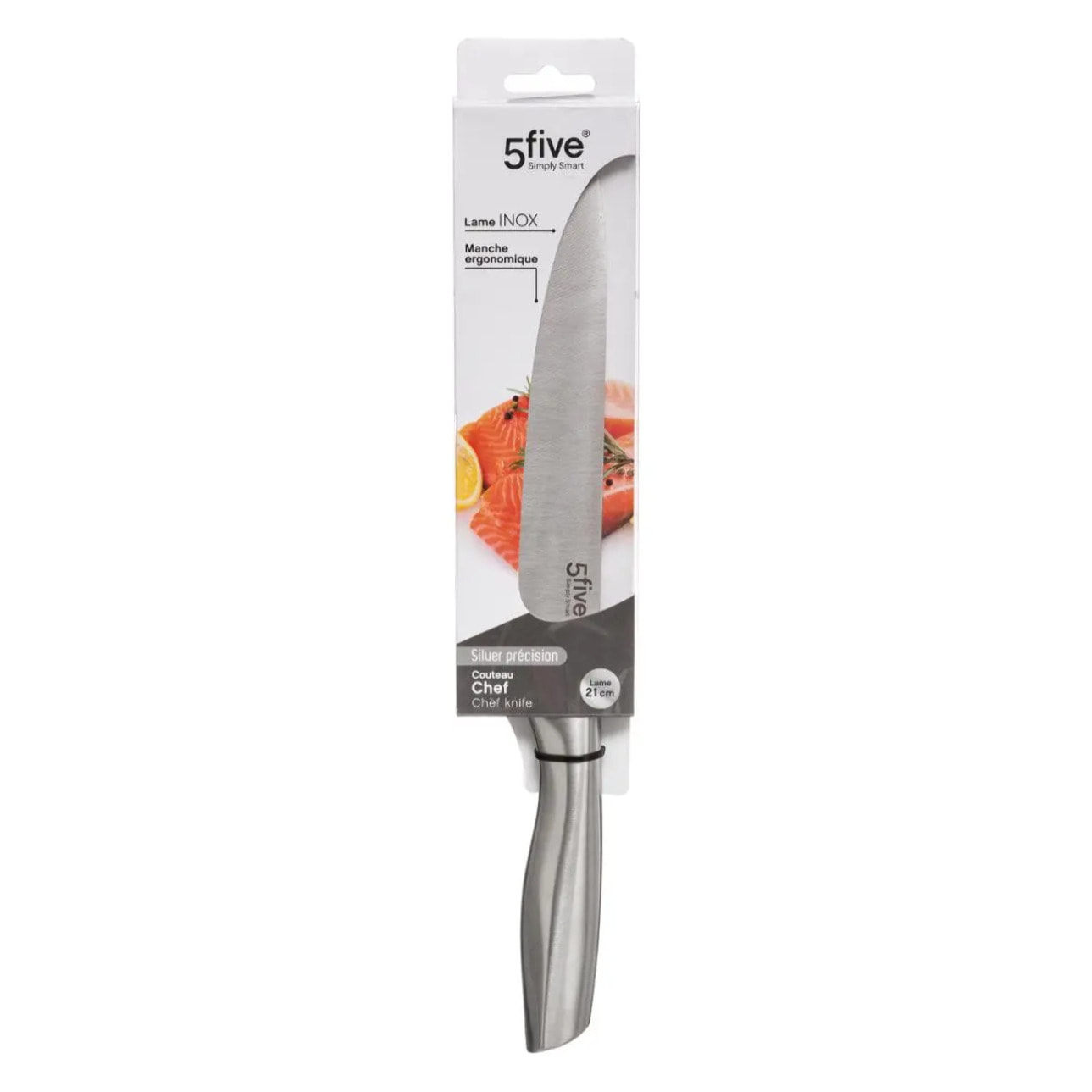 Couteau de chef inox "Silver Précision" lame 21cm