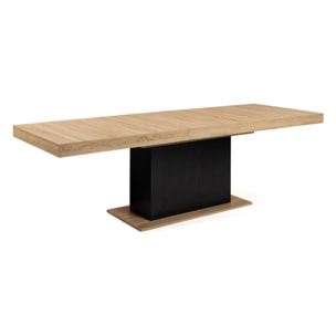 Tables à manger extensibles Tania - Bois - Noir