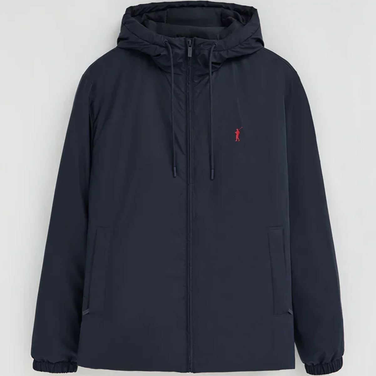 Chaqueta Dorsey azul marino con logo Rigby Go