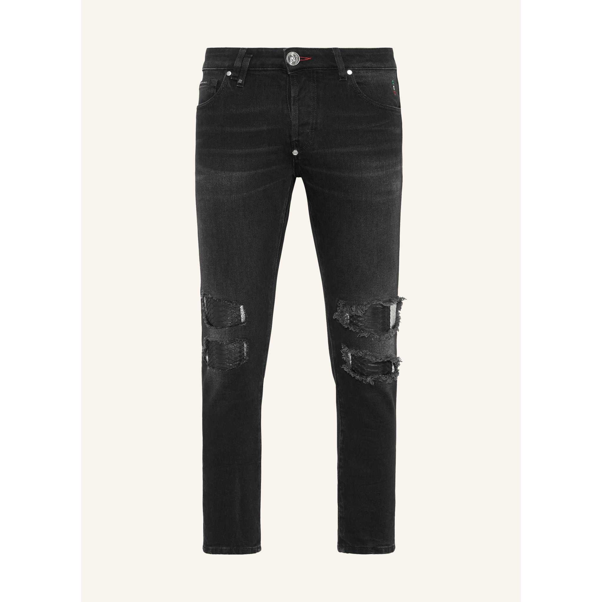 PHILIPP PLEIN Vaqueros Skinny Fit PYTHON