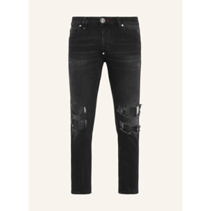 PHILIPP PLEIN Vaqueros Skinny Fit PYTHON