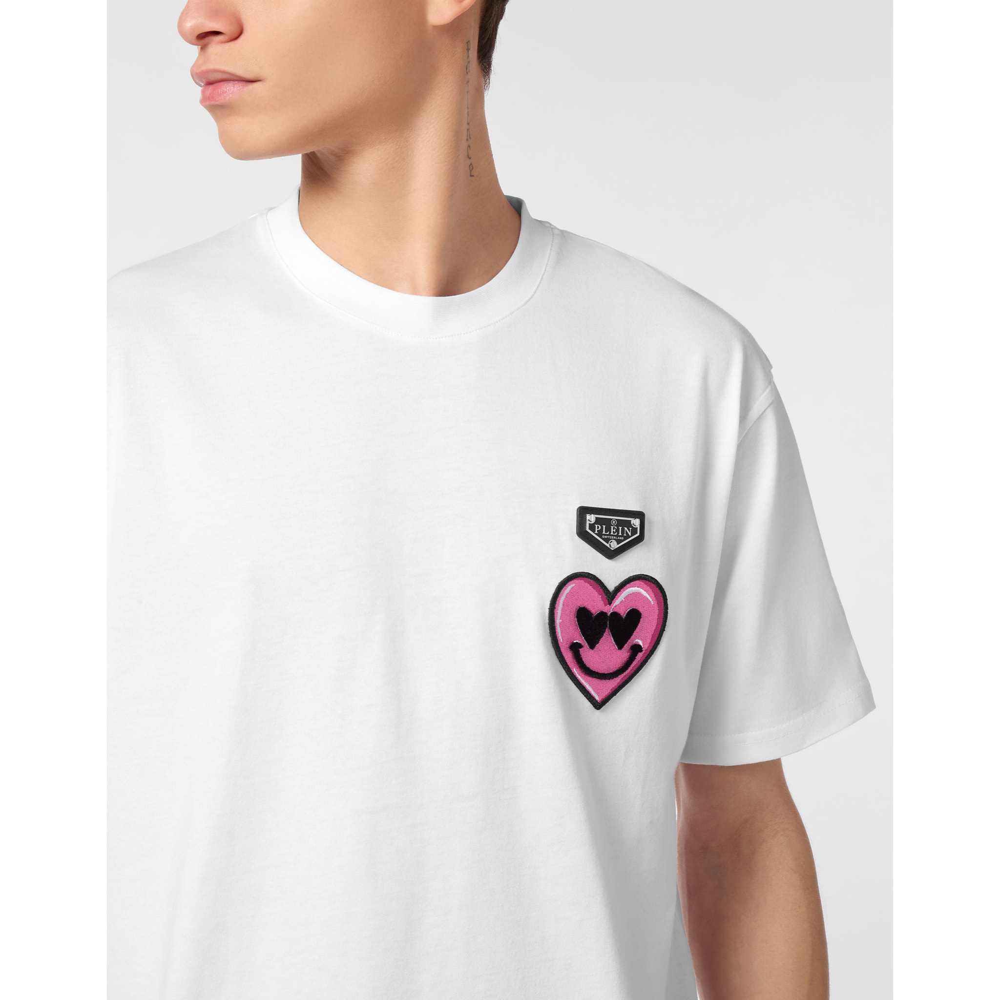 PHILIPP PLEIN Camiseta Cuello Redondo SMILE