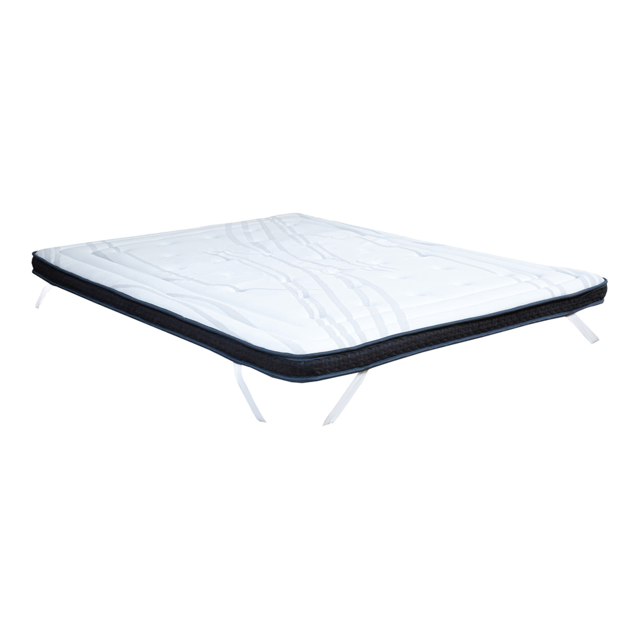 Surmatelas Privilège Mémoire de Forme, 5 cm d'épaisseur, Elastiques de Maintien, Confort Moelleux