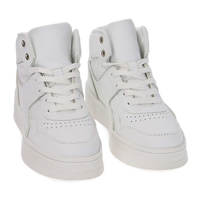 Sneakers high bianche