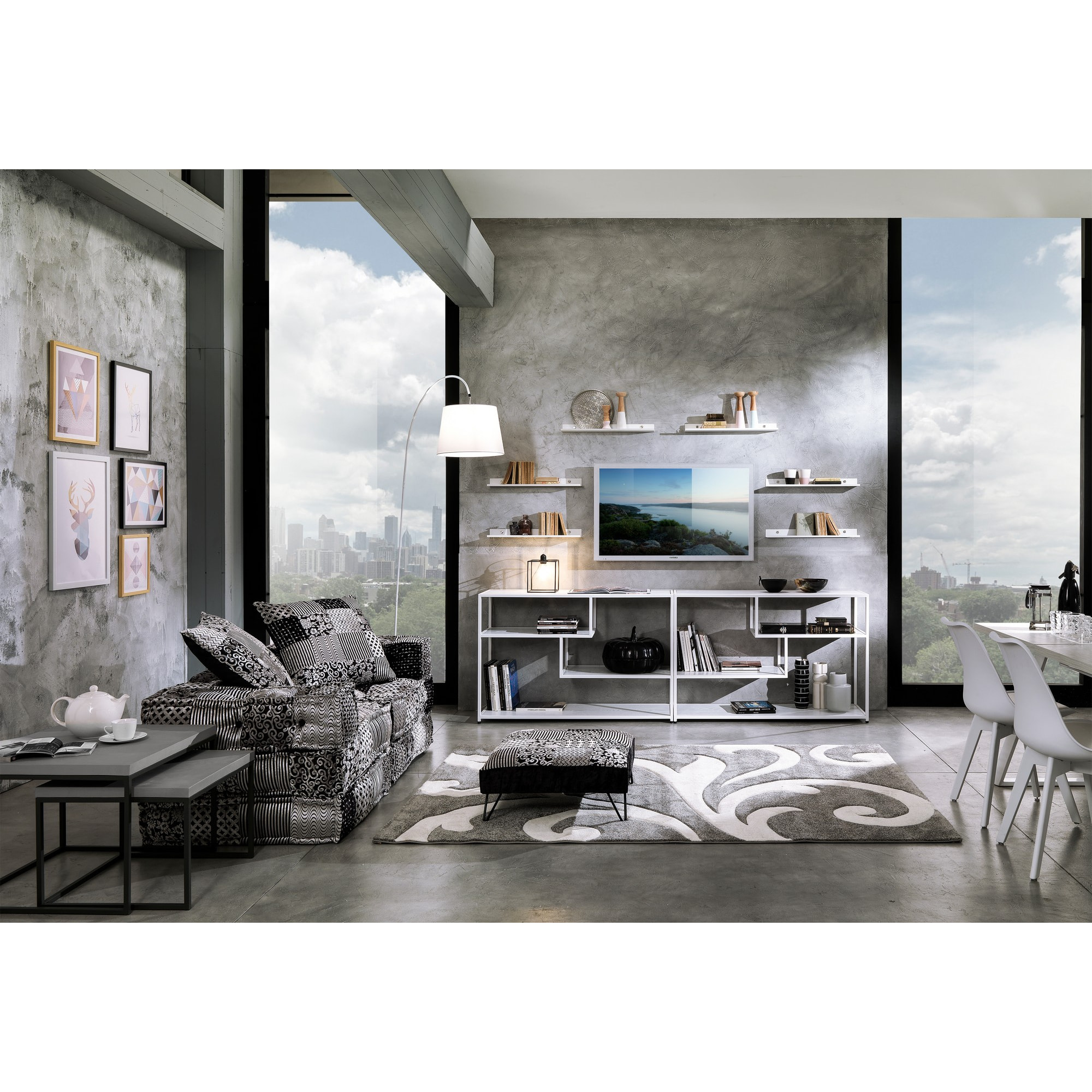 Tomasucci Lampadaire LITTLE SMARTY BLANC