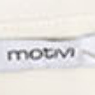Motivi - T-shirt bimaterica a maniche tre quarti - Bianco