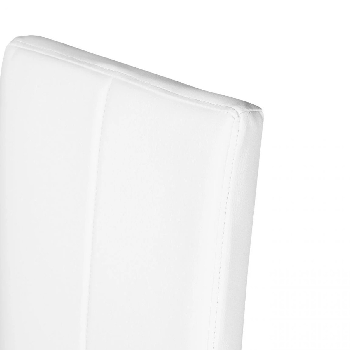 Pack 4 sillas de comedor Smile símil piel Blanco