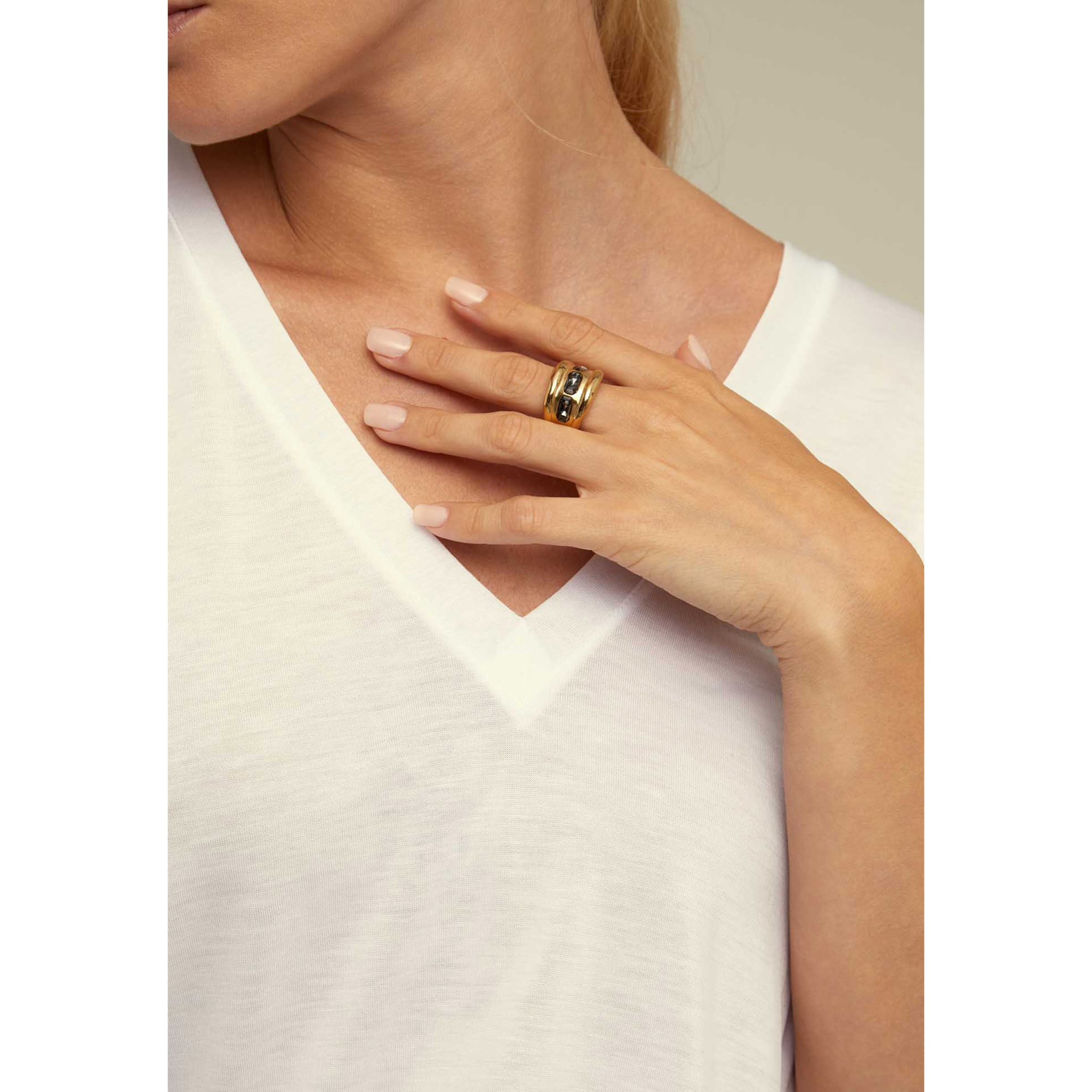 Anillo bluemoon GRIS 12