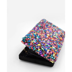 CLUTCH NOTHING ELSE MATTERS · DORADO Y MULTICOLOR