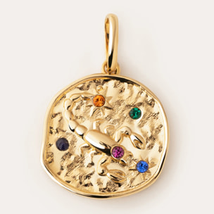 Charm Organic Colors Zodiac Placcato Oro