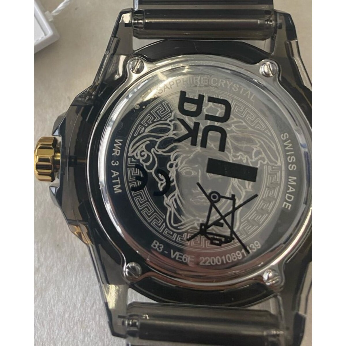 Versace Orologio Analogico Al Quarzo Medusa Deco Gent(Wc-9I)