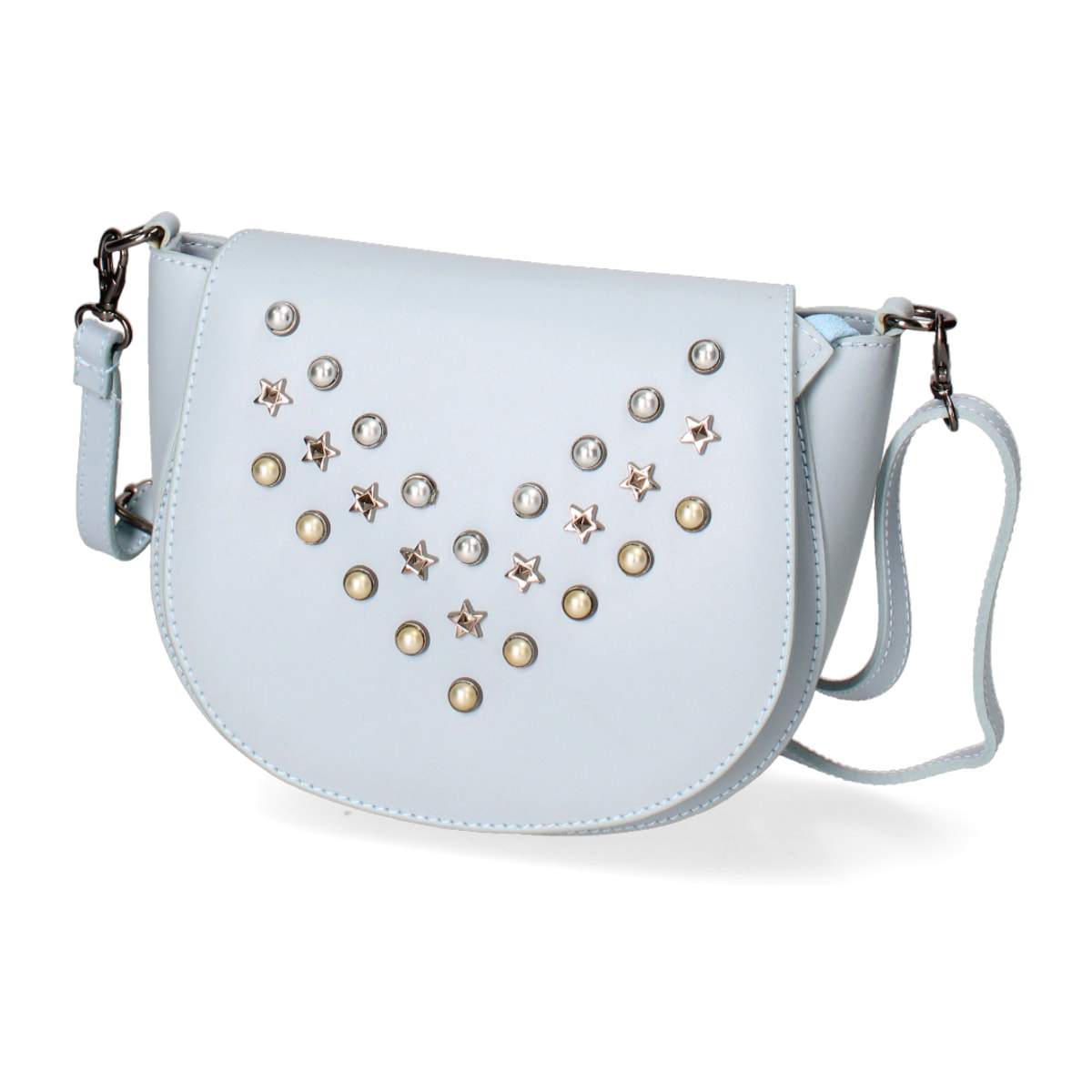 Borsa a tracolla da donna In Vera pelle Made in Italy 20x17x7 cm