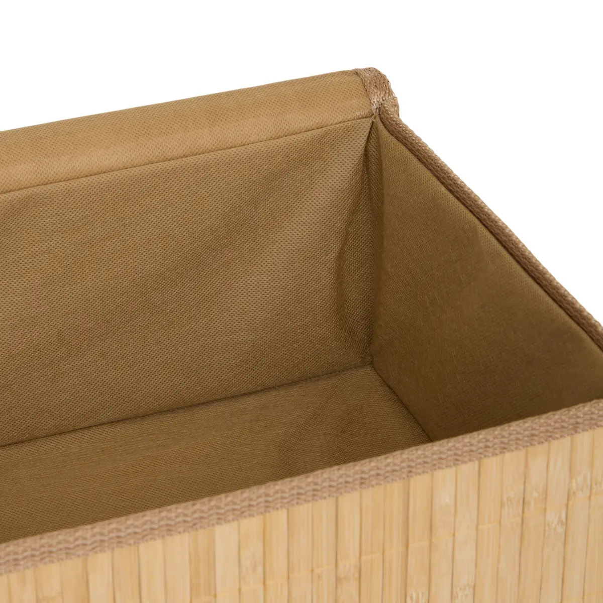 3 boîtes de rangement bambou