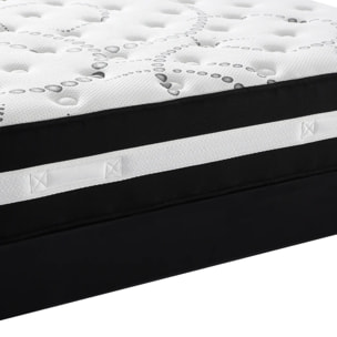 Matelas Excellence | 30 cm | Mémoire de forme et Ressorts ensachés | Réduit les points de pression | Soutien morphologique