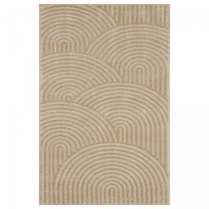 Tapis salon et chambre tissé motif géométrique GUGO