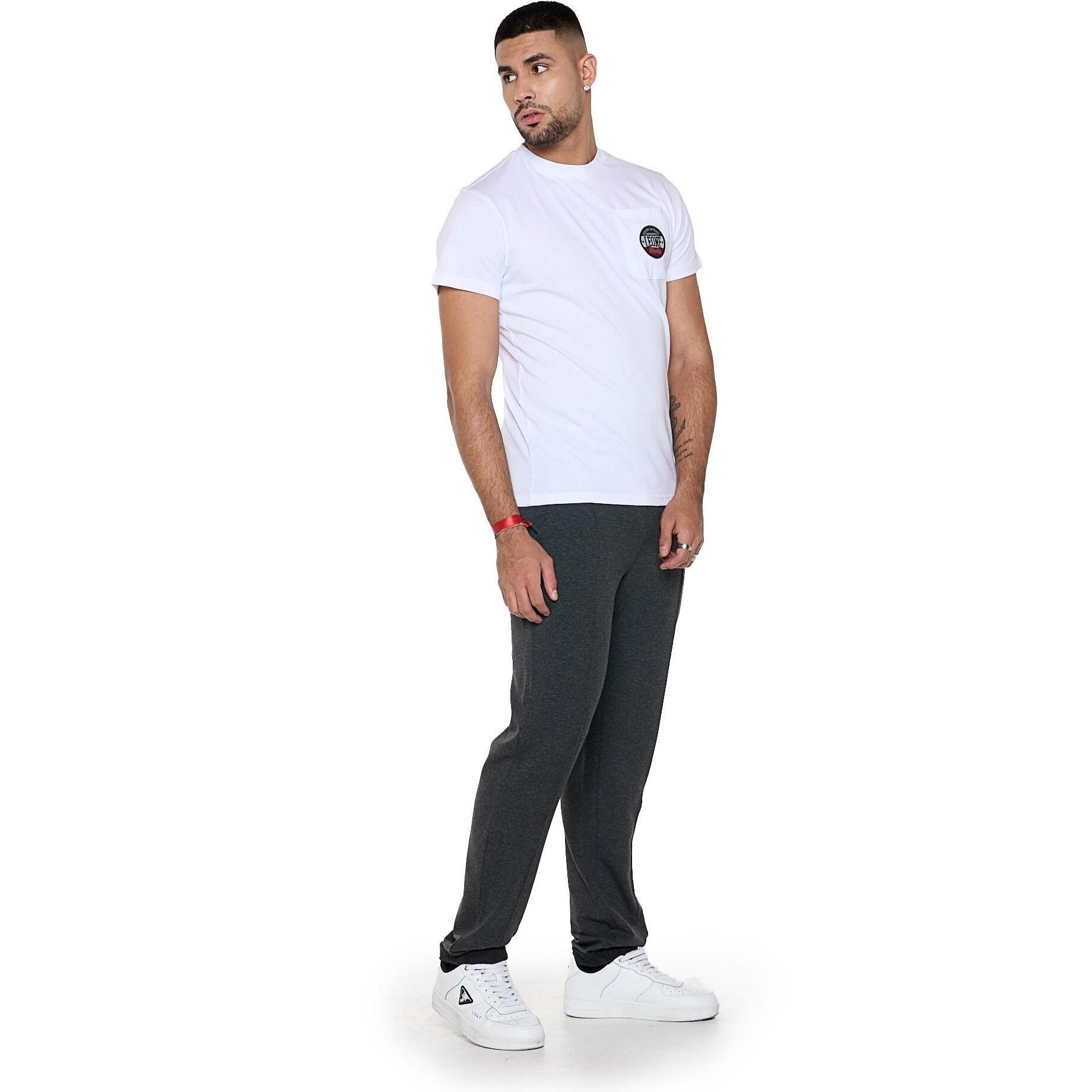 Camiseta de hombre de manga corta con bolsillo "Varsity"