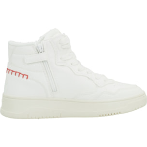Botines Niño de la marca GEOX  modelo J LESTRELLA GIRL BLANCO