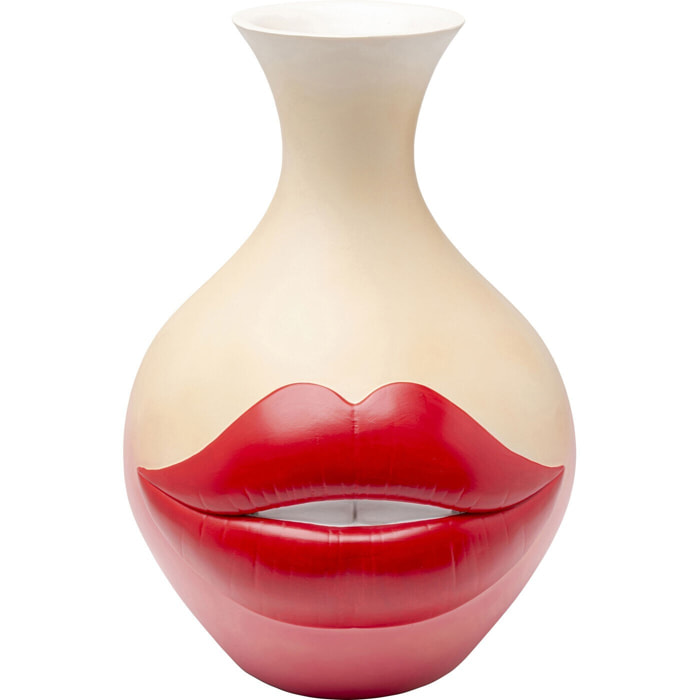 Vase lèvres rouges 50cm Kare Design