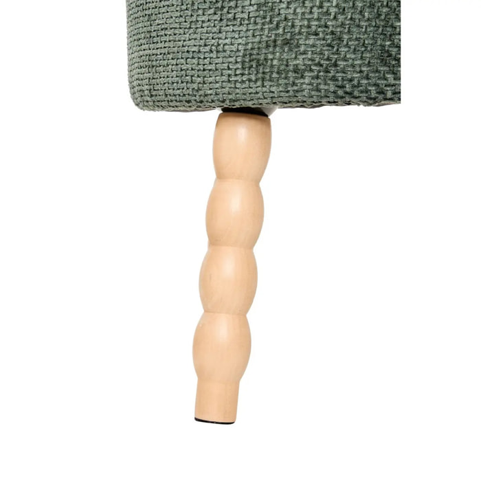 Tabouret Spolo vert cèdre