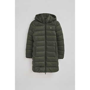 Chaqueta Salima Embroidery verde bosque con logo Rigby Go