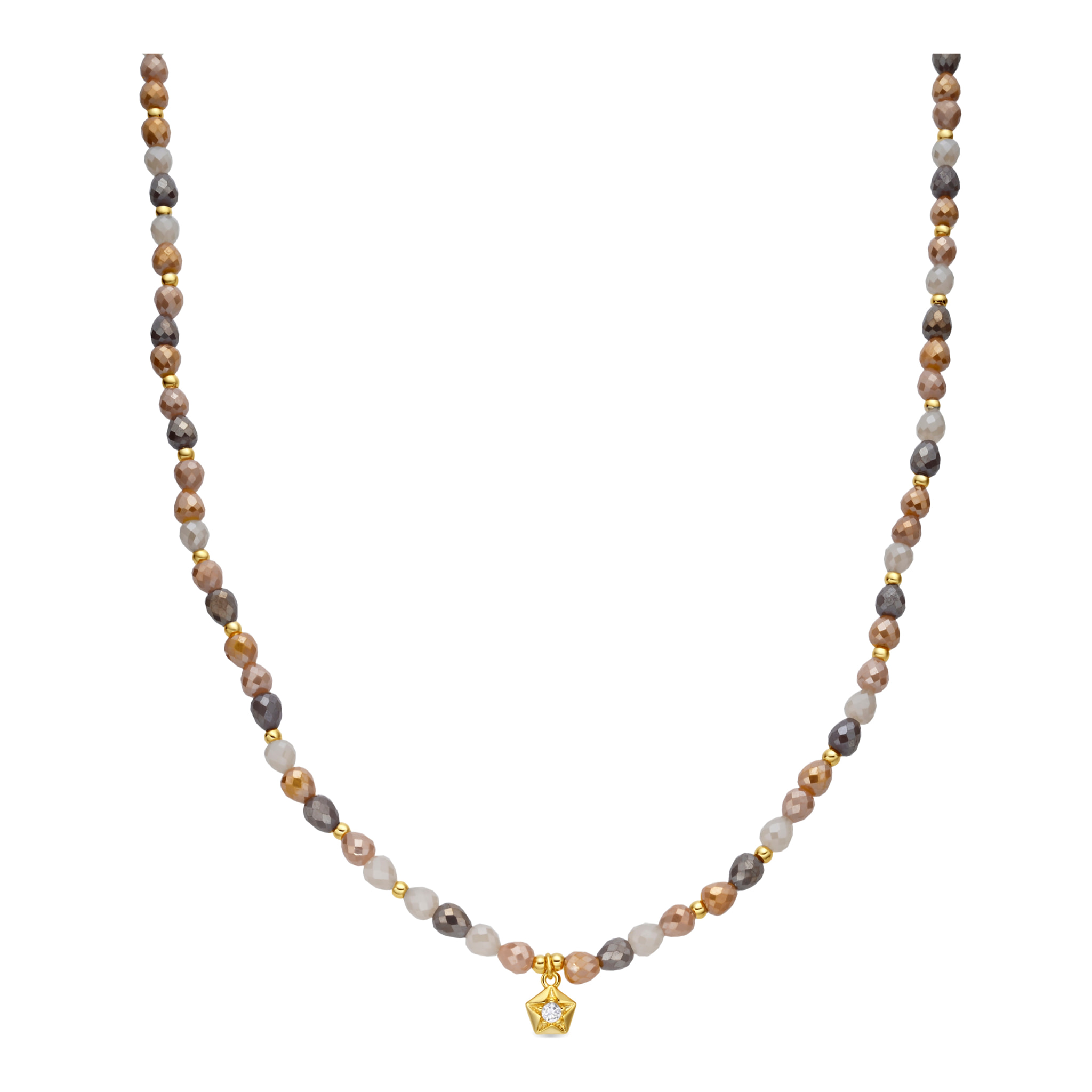 Collar Likdu acabado oro amarillo 18k