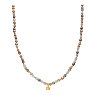 Collar Likdu acabado oro amarillo 18k