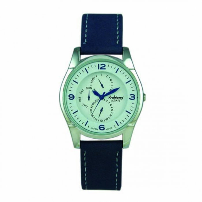 Reloj Arabians DBP2227W Unisex Analogico Cuarzo con Correa de Piel