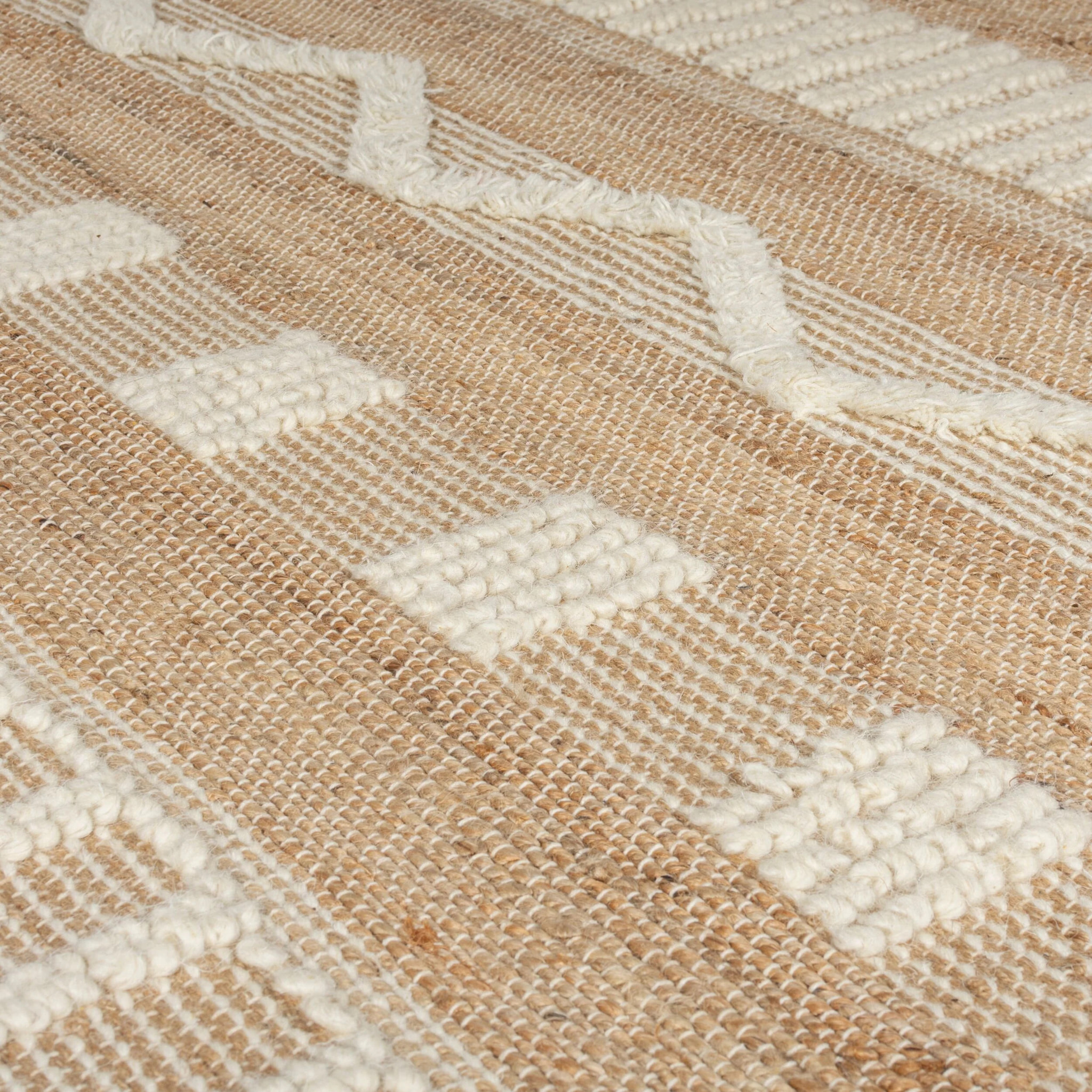 Tapis en jute rectangle MEDINA