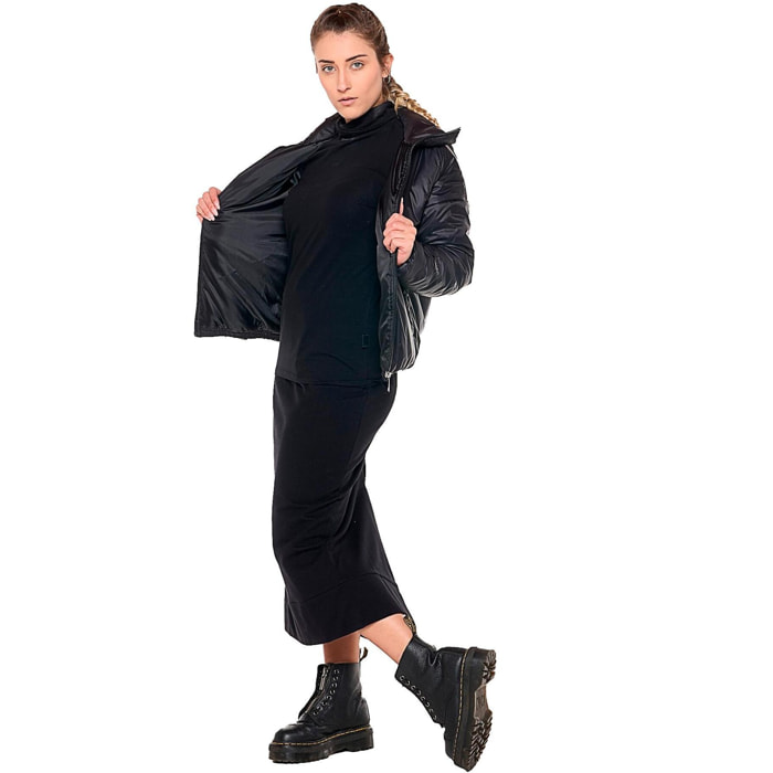 Chaqueta acolchada de invierno para mujer 'Black Ring'