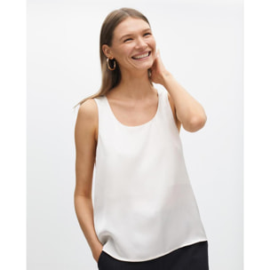 Top Basico con Spalline Larghe