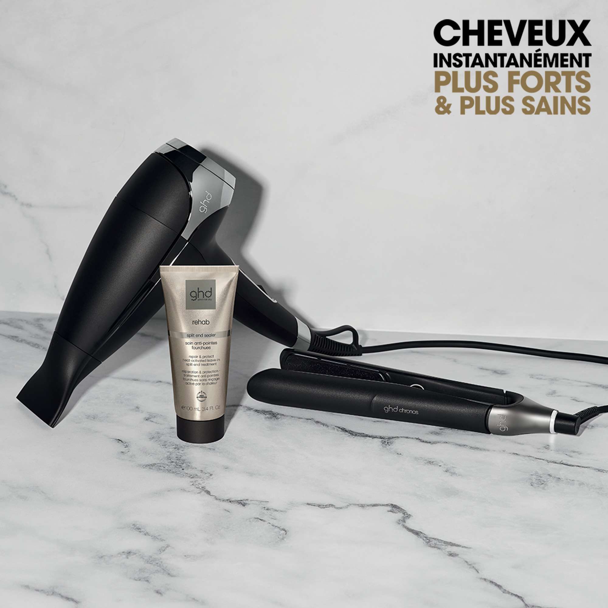ghd rehab - traitement anti pointes fourchues