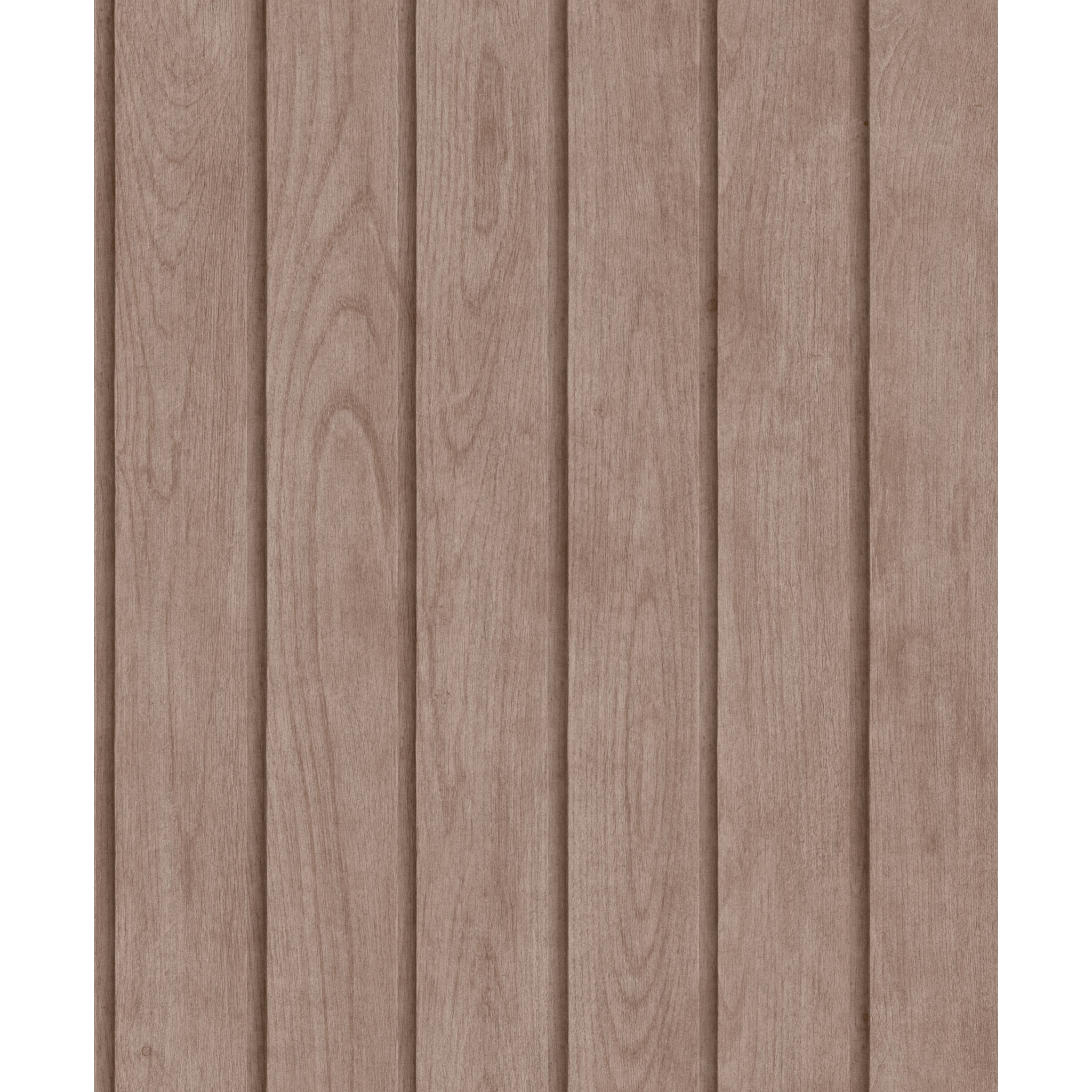 Papier peint lambris bois vertical taupe rosé