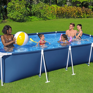 Bestway Piscine hors sol tubulaire rectangulaire Bestway Steel Pro 400 x 211 x 81 cm bleu