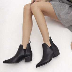 TRONCHETTO TEXANO ELASTICI NERO