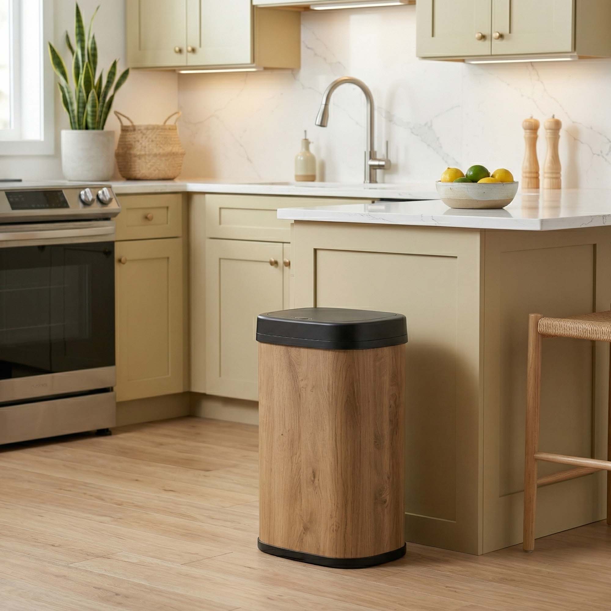 Poubelle automatique inox MAJESTIC 58L