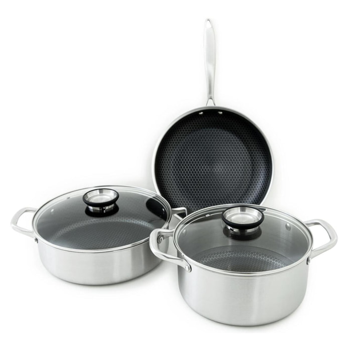 Set de 5 pièces triplex - "Black Cube"