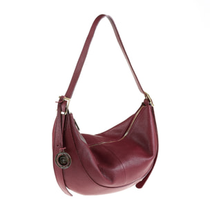 Borsa a spalla da donna Made in Italy - Modello Aveline - 100% pelle - 45.0 x 24.0 x 8.0 cm