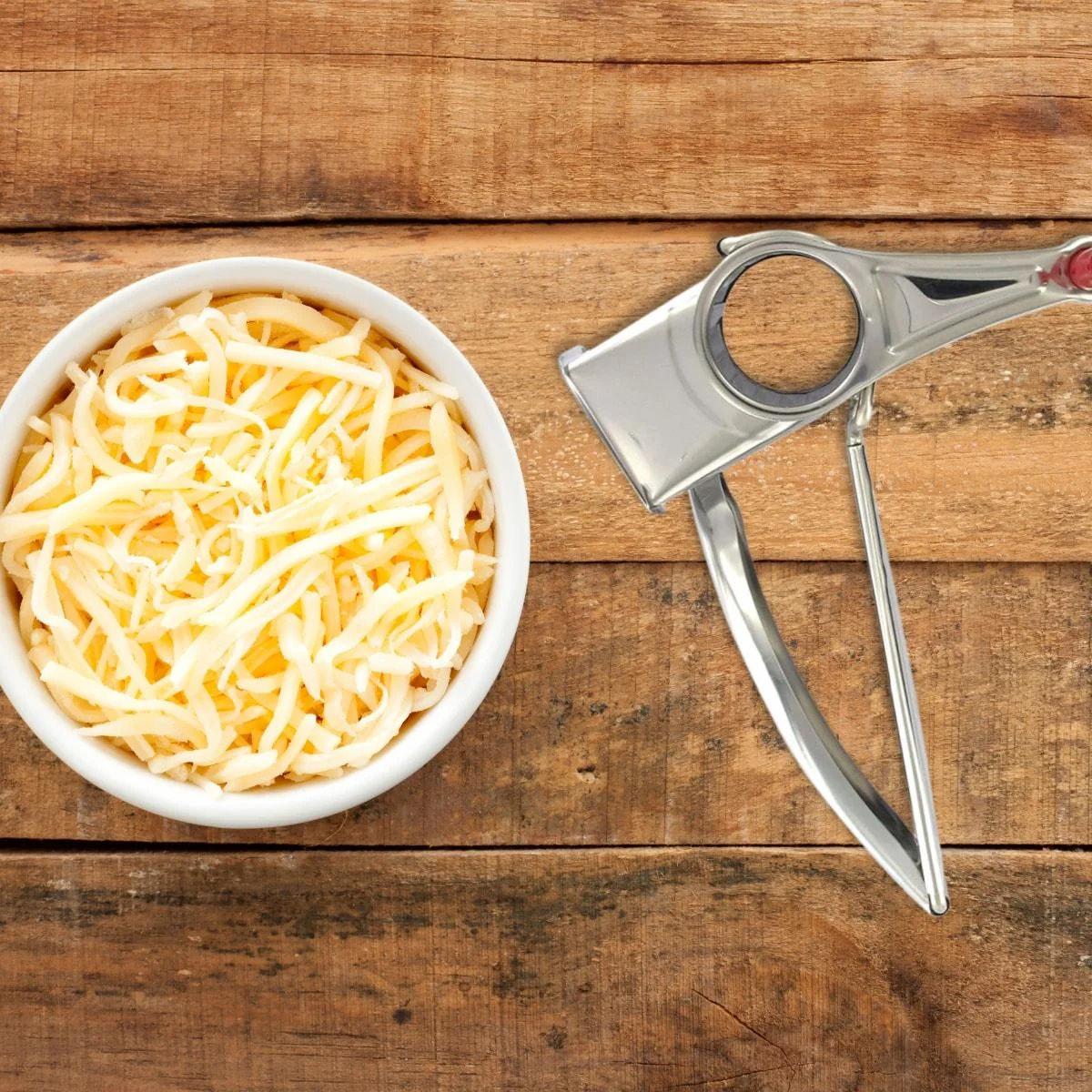Moulin à fromage chromé Fackelmann Handmade Tradition